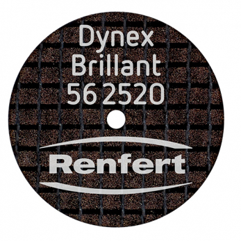 Dynex Brilliant диски отрезные, армированные стекловолокном, для резки и шлифовки керамики, 20 мм x 0,25 мм, 10 шт.