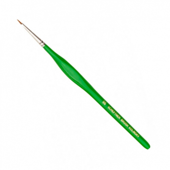 Кисть Kolinsky Brush #00 с натуральным ворсом, для красителей, 1 шт.