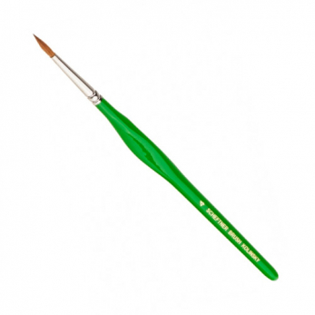 Кисть Kolinsky Brush #4 с натуральным ворсом, размер 4, 1 шт.
