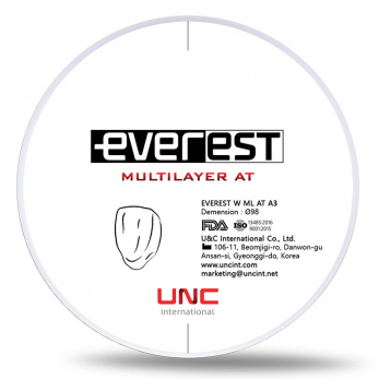 Everest Multilayer AT диск циркониевый, многослойный, 98 x 14 мм, цвет A3