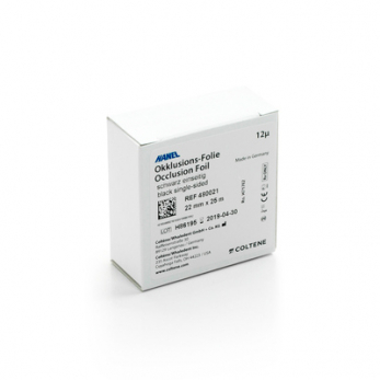 Hanel Occlusion Foil окклюзионная фольга на полимерной основе черная, 22 мм x 25 м, толщина 12 мкм