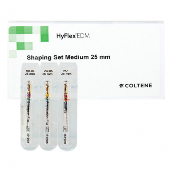 HyFlex EDM NiTi средний набор для шейпинга (файлы 10/.05 20/.05 25/~), длина 25 мм, 3 шт.