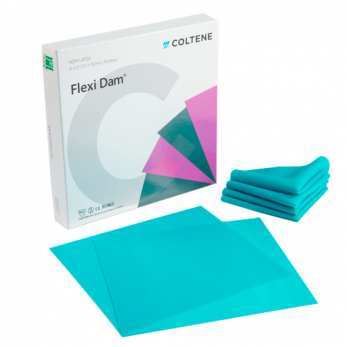 Hygenic Flexi Dam non latex коффердам безлатексные листы, средней толщины, зеленые, 30 шт.