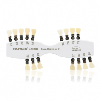 IPS e.max Ceram Shade Guides Deep Dentin A-D расцветка