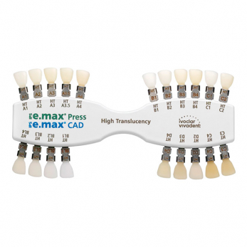 IPS e.max Press/CAD HT Shade Guide расцветка