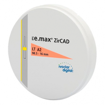 Циркониевые диски IPS e.max ZirCAD LT A-D, 98,5 x 10 мм, цвет A3
