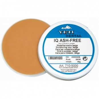 IQ Ash-free воск моделировочный, бежевый, 45 г