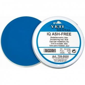 IQ Ash-free воск моделировочный, голубой, 45 г