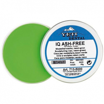 IQ Ash-free воск моделировочный, неоново-зеленый, 45 г