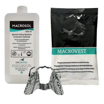 Macrovest паковочная масса для бюгельных протезов, 18 кг + 2 л