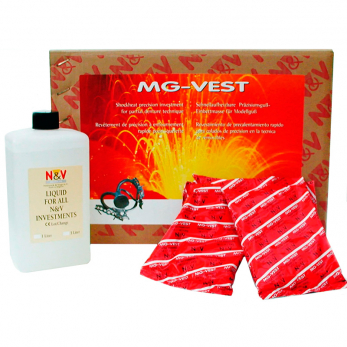 Mg-Vest паковочная масса, порошок + жидкость, 18 кг + 1 л