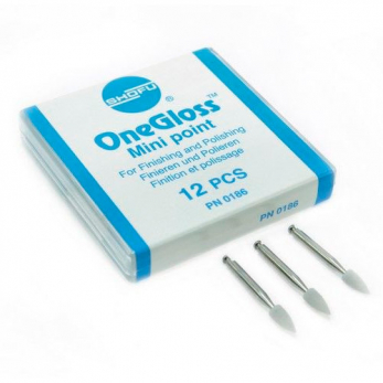 OneGloss M полиры для композитов и эмали, форма миниконус, 12 шт.