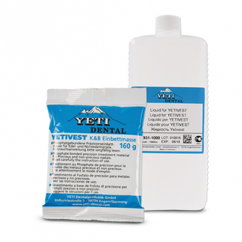 YetiVest паковочная масса, порошок + жидкость, 4 кг + 1 л