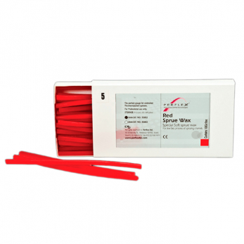 Perflex Red Sprue wax воск красный для литников, 100 г
