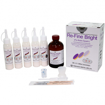 Re-Fine Bright пластмасса самотвердеющая быстрой полимеризации, цвет A3,5, 5 x 50 г + 260 мл
