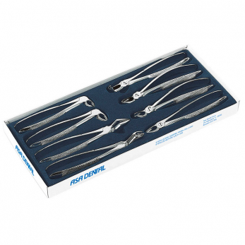 Asa Dental S0100-1 набор щипцов для удаления зубов, 8 штук