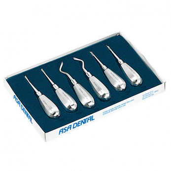 Набор элеваторов Asa Dental S0244-6, 6 шт.