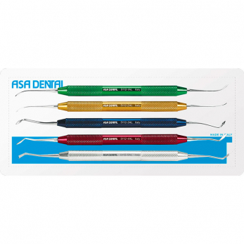 Инструмент моделировочный для керамики и воска Asa Dental S5112AL, набор из 5 штук