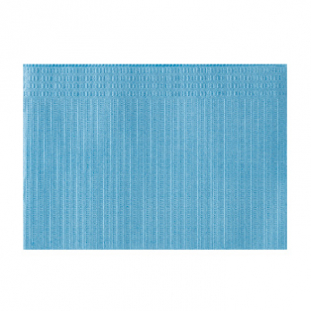 Салфетки стоматологические нагрудные Euronda Monoart Basic 2-х слойные 33x45 см, голубые, 500 шт.