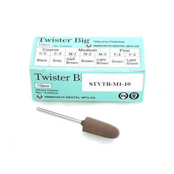 Полир силиконовый Twister Big M1 для обработки сплавов, 1 шт.