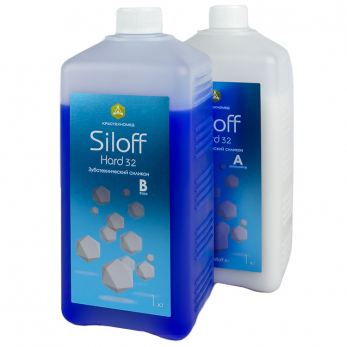 Siloff Hard 32 силикон для дублирования, цвет голубой, 1 кг + 1 кг