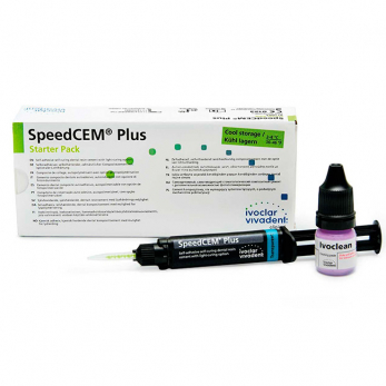 SpeedCEM Plus Starter Kit Transparent самоадгезивный композитный цемент, 2,5 г