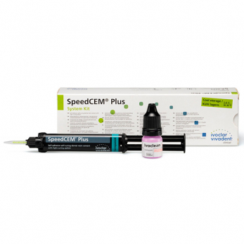 SpeedCEM Plus System Kit Transparent самоадгезивный композитный цемент, 9 г