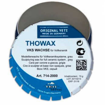Thowax VKS воск моделировочный для прессованной керамики, серый, 70 г