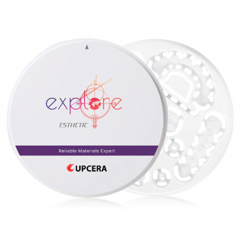 Upcera Explore Esthetic циркониевые диски, 95 x 10 мм, цвет A3,5