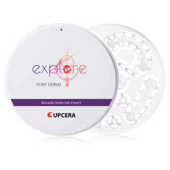 Upcera Explore Functional циркониевые диски, 95 x 14 мм, цвет A3,5
