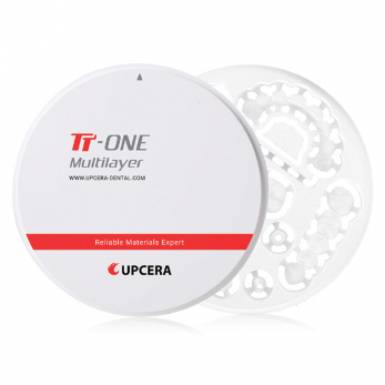 Upcera TT-One Multilayer циркониевые диски, 95 x 25 мм, цвет A2
