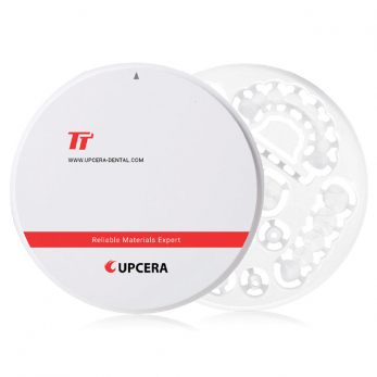 Upcera TT White циркониевые диски, 98 x 12 мм, цвет белый