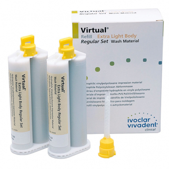 Virtual Refill Extra Light Body Regular слепочный материал, 50 мл x 2 шт.