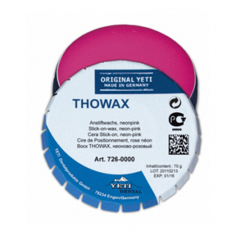 Thowax воск клеевой моментальный, розовый, жестяная банка, 70 г