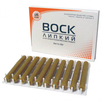 Воск липкий Стома, восковые палочки 10 шт, 50 г
