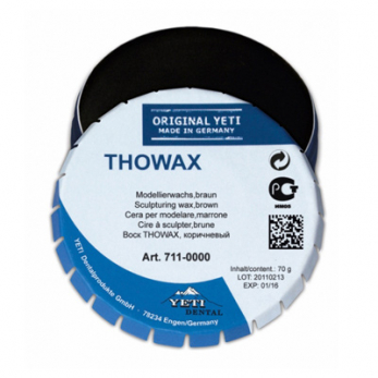 Thowax воск моделировочный, коричневый, полупрозрачный, 70 г
