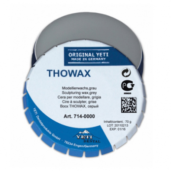 Thowax воск моделировочный, серый, непрозрачный, 70 г