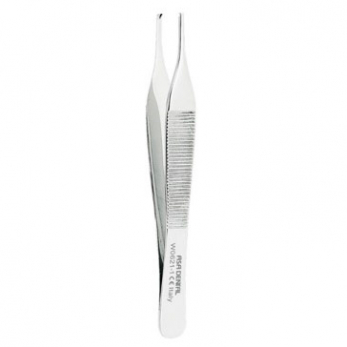 Asa Dental W0621-1 Adson 1x2 пинцет хирургический серии AsaLady прямой, для мягких тканей, 12 см