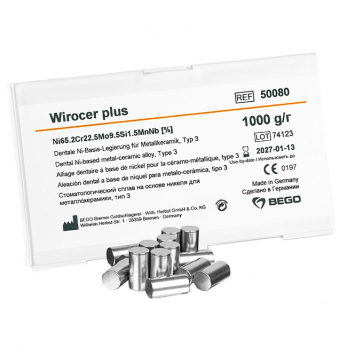 Wirocer Plus Ni-Cr сплав никель-хромовый, для керамики, 1 кг